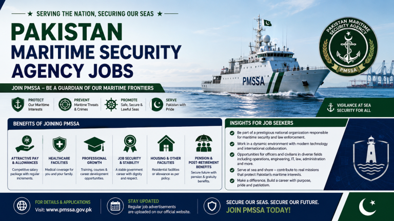 Pakistan Maritime Security Agency Jobs