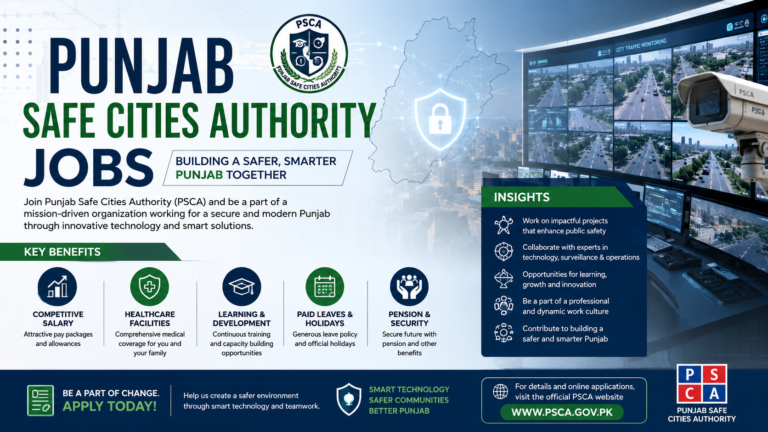 Punjab Safe Cities Authority Jobs