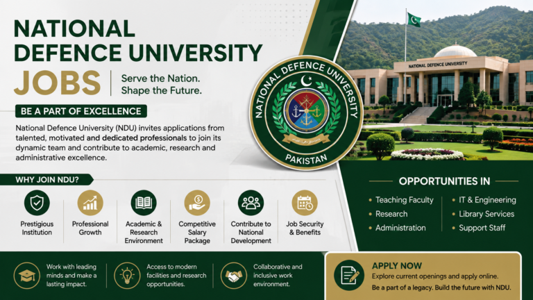 National Defence University Jobs