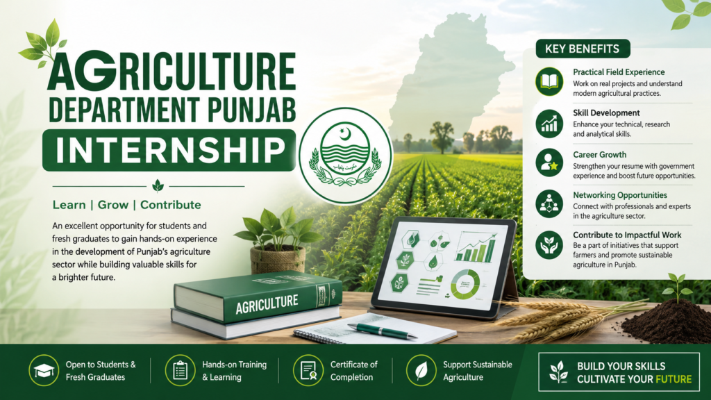 Agriculture Department Punjab Internship